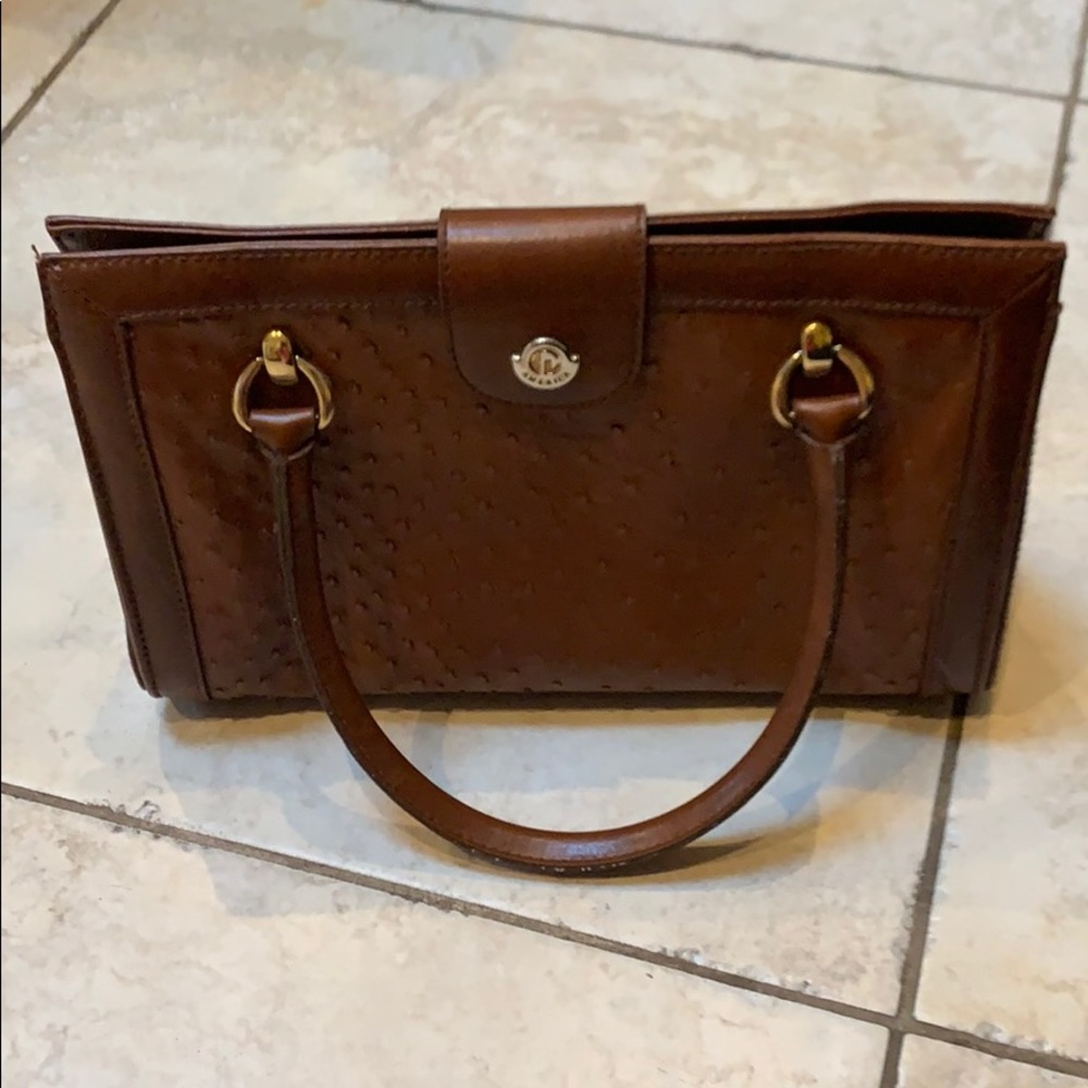 America leather Ostrich handbag
